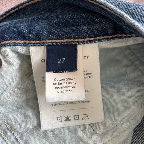 Citizens Of Humanity Brynn Wide Leg Organic Cotton Trousers Cropped Petite - Picture 4 of 5